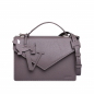 Preview: Handle Bag with shoulder strap made of calfskin taupe